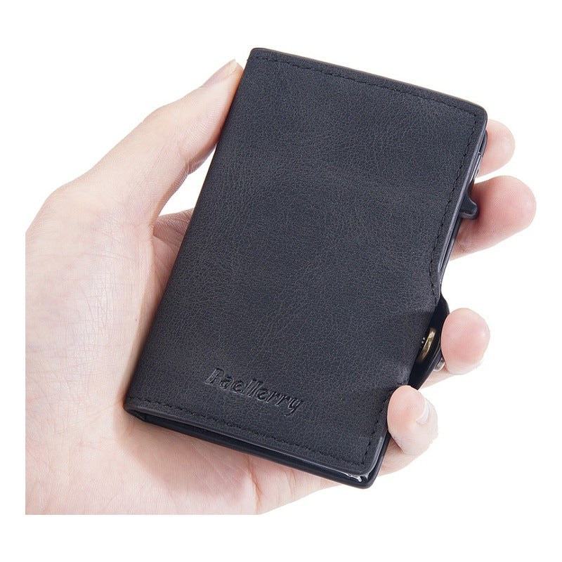 Billetera Tarjetero Anti Clonación Con Bloqueo Rfid Baellery