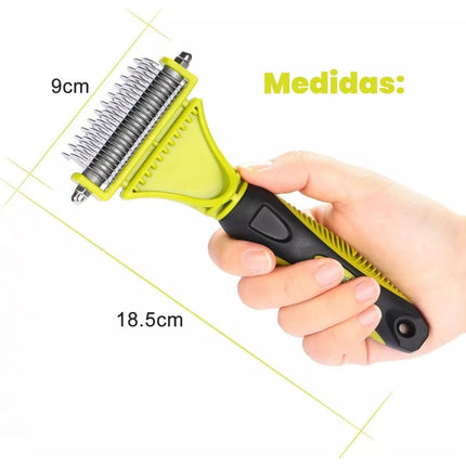 Peine Deslanador Profesional Para Mascotas Máxima Seguridad