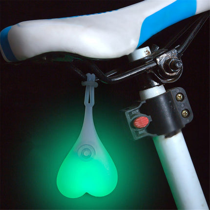 Luz Led Trasera Para Bicicleta Con Diseño De Bolas Colgantes