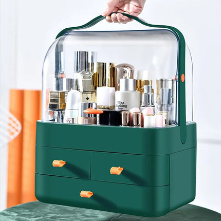 Organizador De Maquillaje Cosmeticos Con 3 Cajones Cuadrado