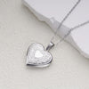 Collar Colgante Relicario Para Fotos Acero Corazón
