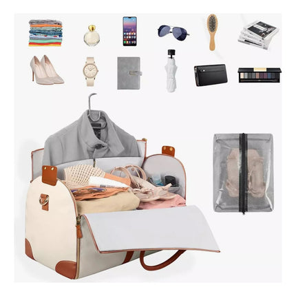 Bolso De Viaje P/mano Valija Expandible Plegable Impermeable