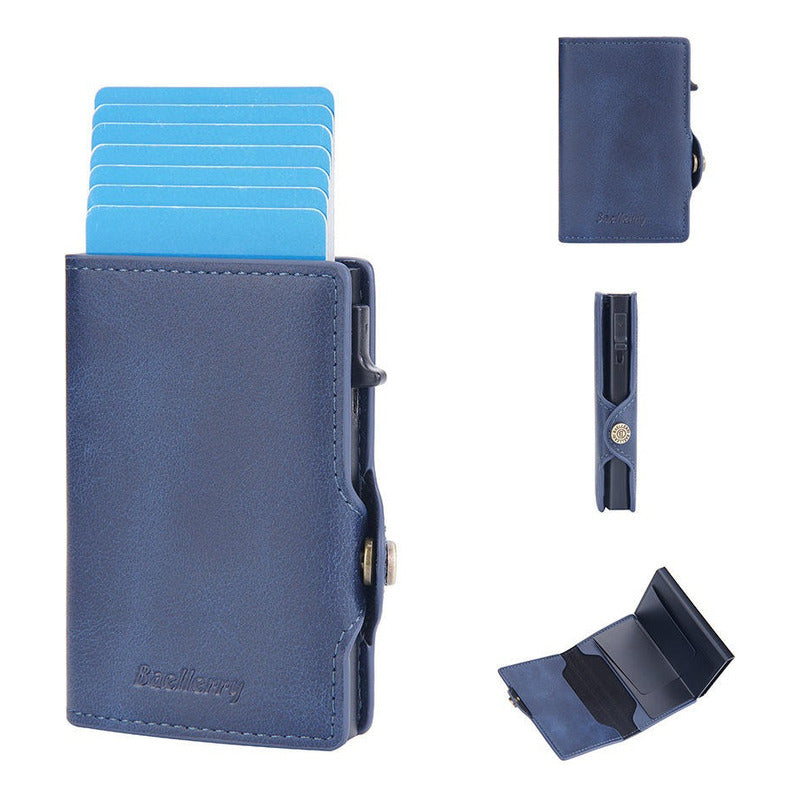 Billetera Tarjetero Anti Clonación Con Bloqueo Rfid Baellery