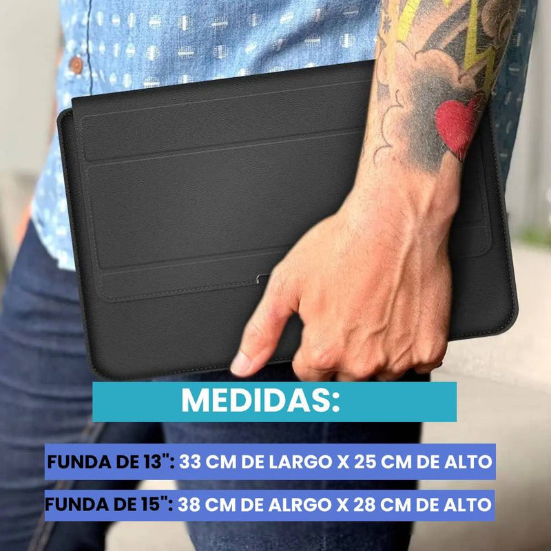 Funda Para Notebooks Con Plataforma Soporte 13 Y 15 Pulgadas