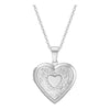 Collar Colgante Relicario Para Fotos Acero Corazón