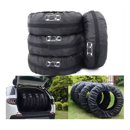 Funda Cubre Rueda Neumatico Auto Camioneta Rodado 13 A 18
