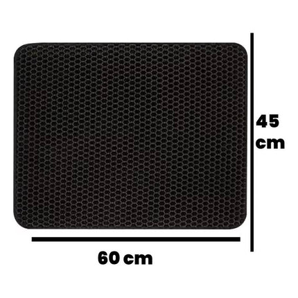 Alfombra Arenero Gato Doble Capa Impermeable 45x60cm