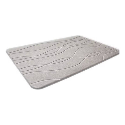 Alfombra Rígida De Secado Rapido De Baño Piedra De Diatomita