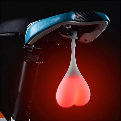 Luz Led Trasera Para Bicicleta Con Diseño De Bolas Colgantes