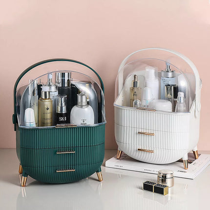 Organizador De Maquillaje Grande Porta Cosmeticos Con Asa
