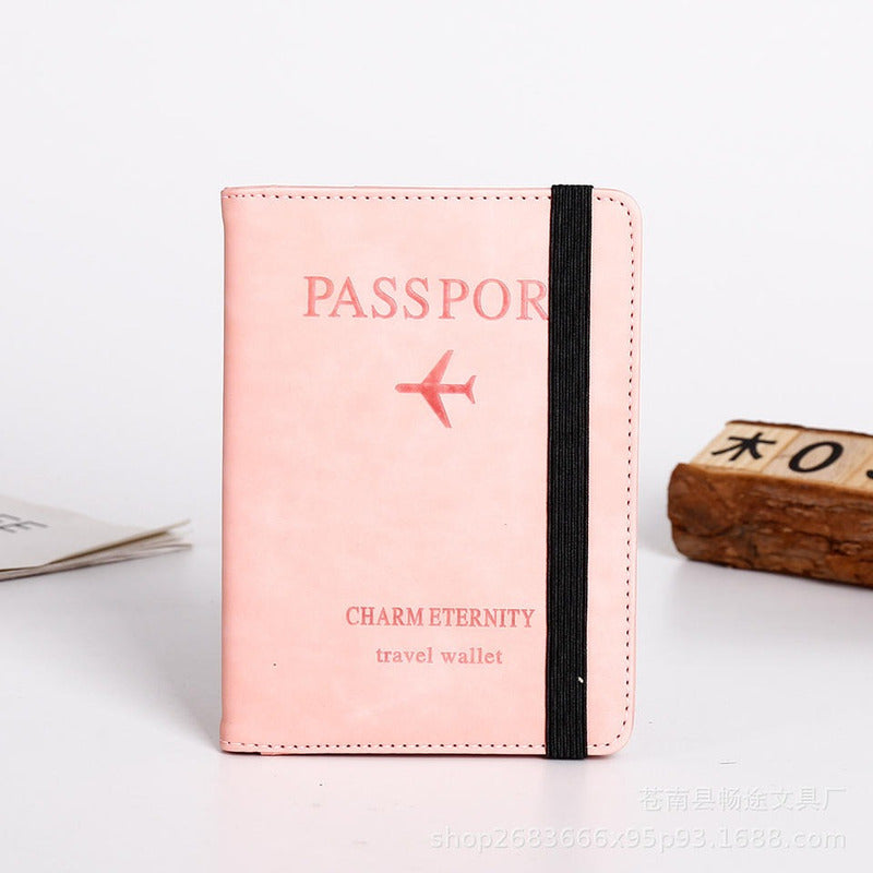 Funda Porta Pasaporte Organizador De Viaje Unisex