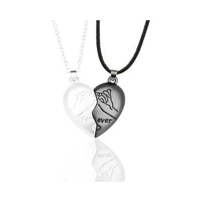 Collar Colgante De Corazón Para Compartir Con Pareja O Amigo