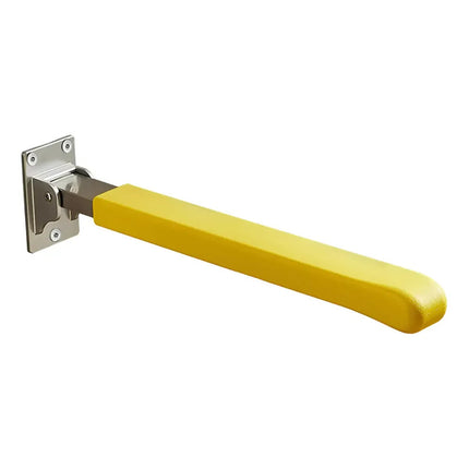 Barra Agarradera Rebatible Antideslizante De Apoyo Para Baño Amarillo