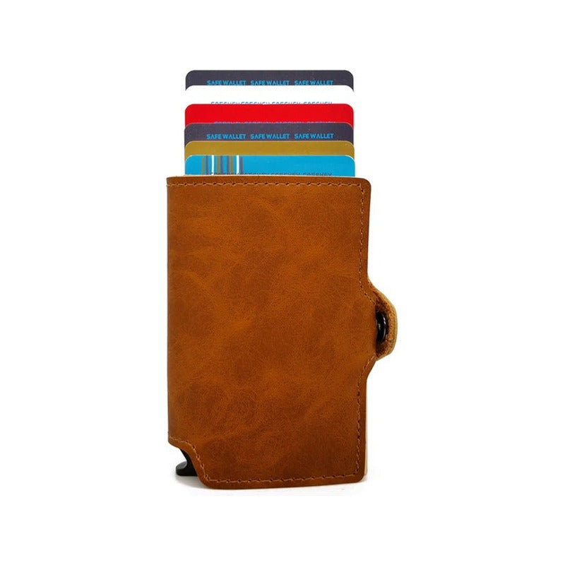 Billetera Para Tarjeta De Débito Y Crédito Con Broche