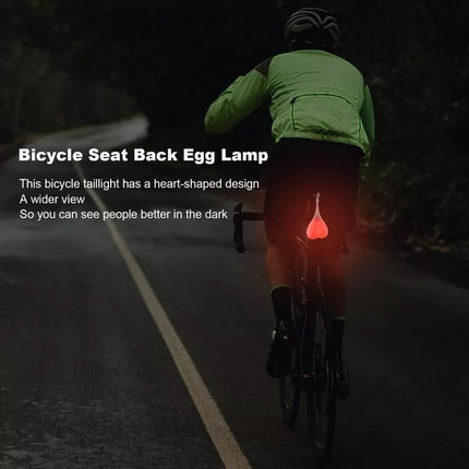 Luz Led Trasera Para Bicicleta Con Diseño De Bolas Colgantes