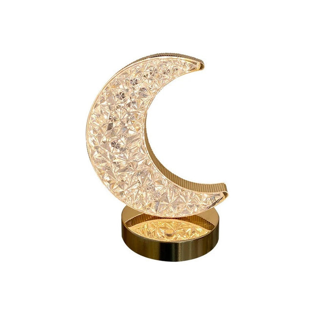 Lampara  Media Luna De Mesa Usb Recargable 3 Colores