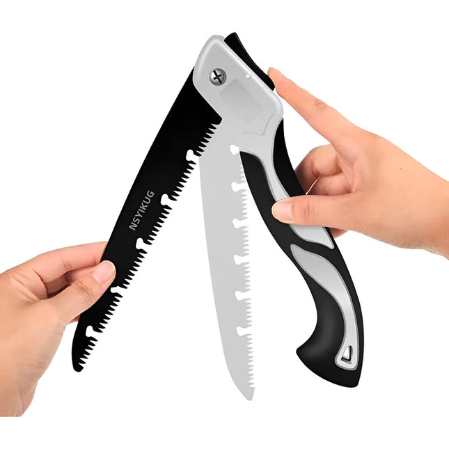 Sierra Plegable De Mano Portatil Camping Mango Antideslizant