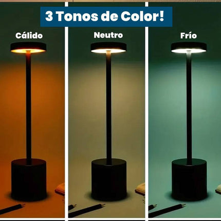 Lámpara Luminaria Portatil De Mesa Inalámbrica Recargable