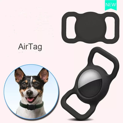 Llavero Correa Silicona Porta Airtag Mascotas Collar Bolso