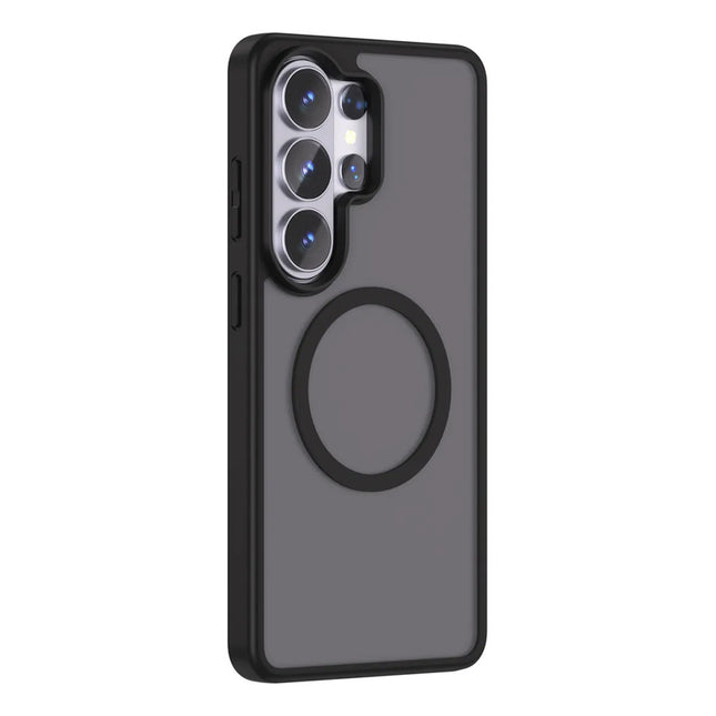 Funda Magnética Y Soporte Para Samsung Galaxy S25 Plus Ultra Negro S25 Ultra