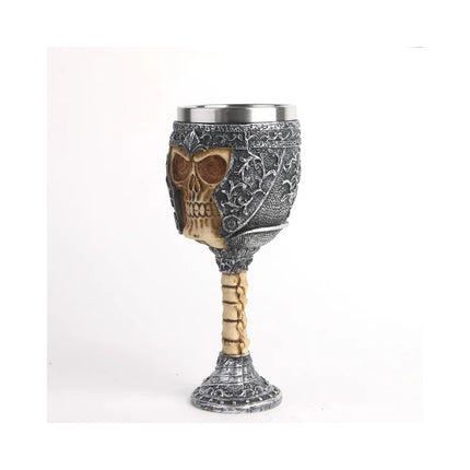 Vaso Copa Vikinga Calavera Estilo Nórdico 200ml Modelo 5