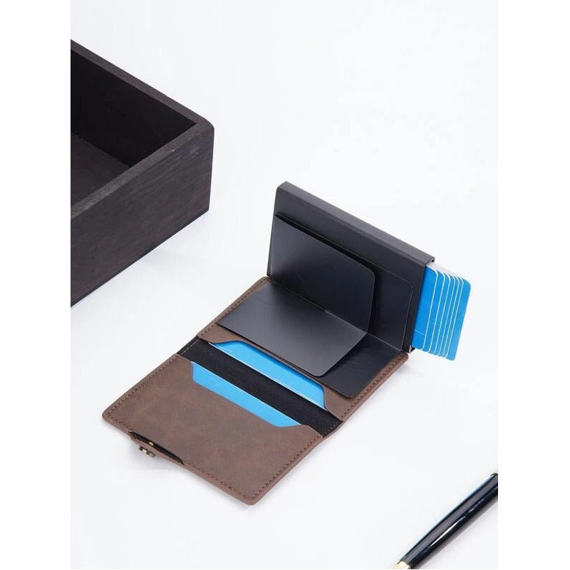 Billetera Tarjetero Anti Clonación Con Bloqueo Rfid Baellery