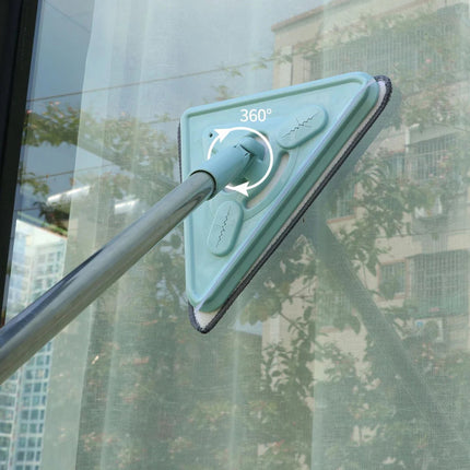 Mopa Trapeado Triangular Giratoria 360 ° Limpieza Lampazo Verde Claro