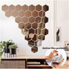 Vinilos Adhesivos Set De 12 Espejos Decorativos Hexagonales