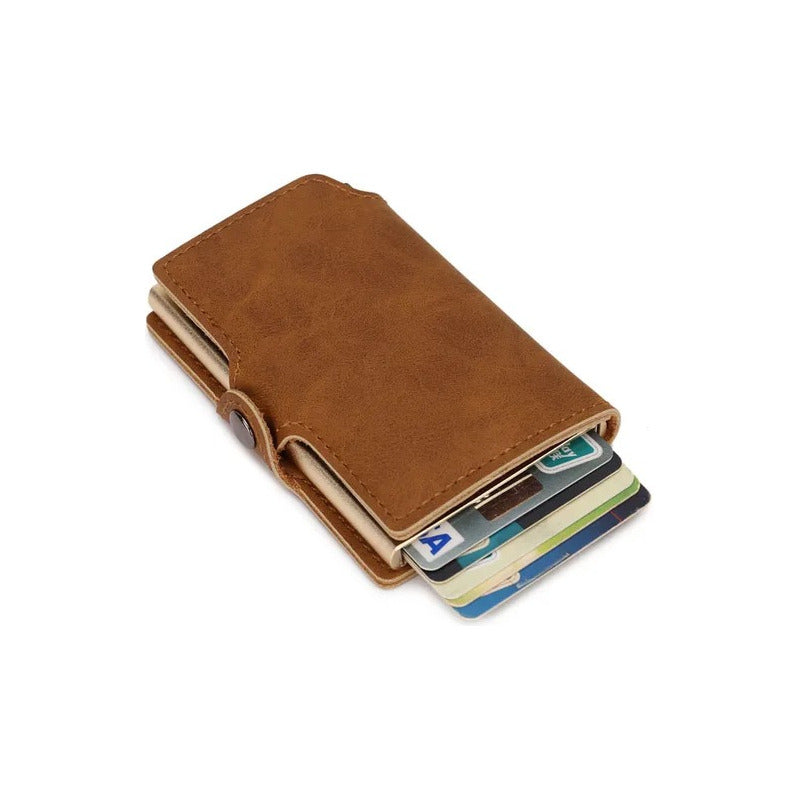 Billetera Para Tarjeta De Débito Y Crédito Con Broche