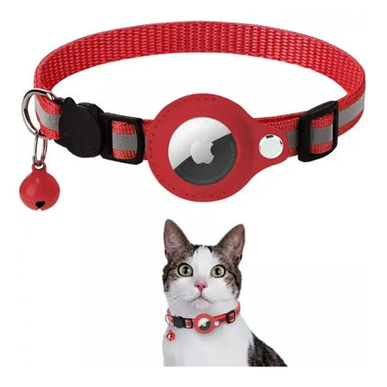 Collar Porta Airtag Para Gatos Con Cascabel Air Tag Case