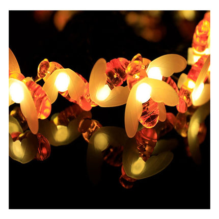 Guirnalda Luciérnagas Tira De Luces Led De Abejas 3mts 20led Cálido
