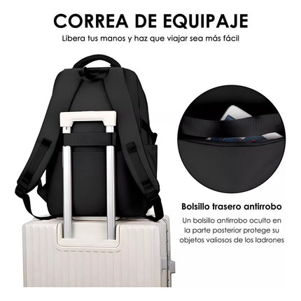 Mochila Antirrobo Escolar Viaje Trabajo Unisex Impermeable