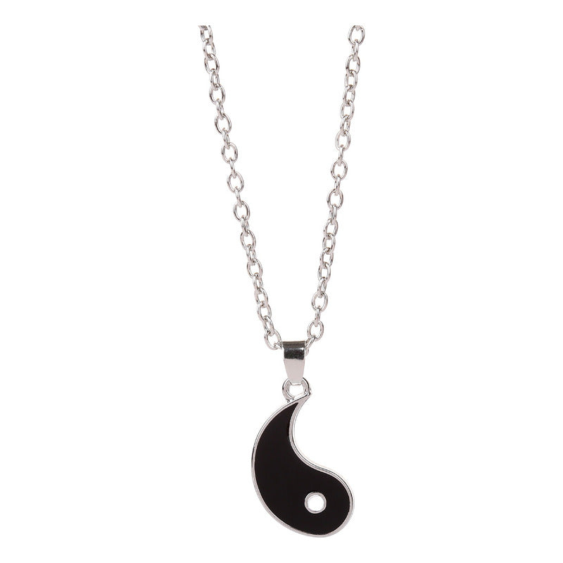 Collar Colgante Diseño Yin Yang Para Compartir