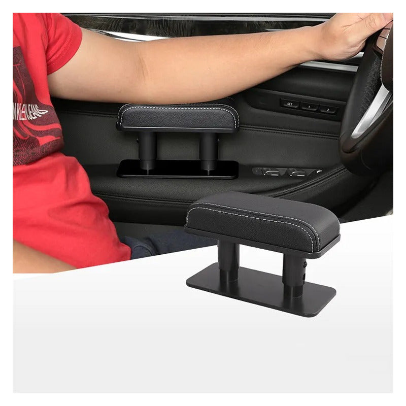 Apoya Brazo Universal Auto Posa Brazo Ambos Lados Negro