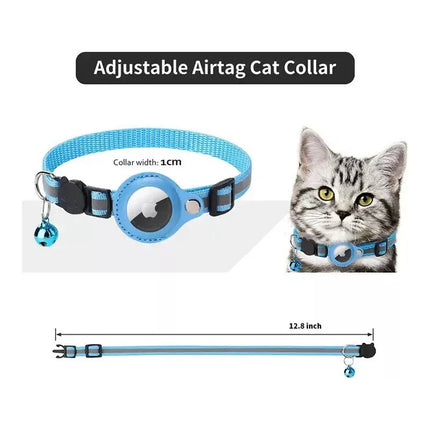 Collar Porta Airtag Para Gatos Con Cascabel Air Tag Case