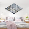 Vinilos Adhesivos Set De 12 Espejos Decorativos Hexagonales