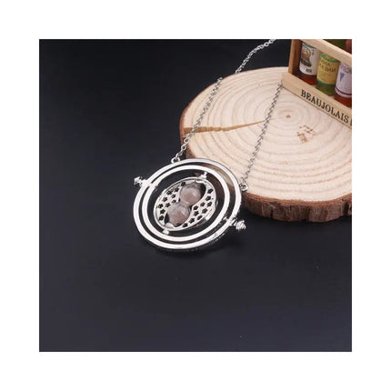 Collar Colgante Reloj De Arena Giratorio Tiempo Hermaione