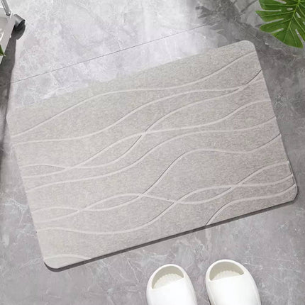 Alfombra Rígida De Secado Rapido De Baño Piedra De Diatomita