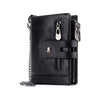 Billetera De Cuero Genuino Rfid Para Hombre Calidad Premium