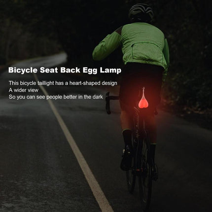 Luz Led Trasera Para Bicicleta Con Diseño De Bolas Colgantes