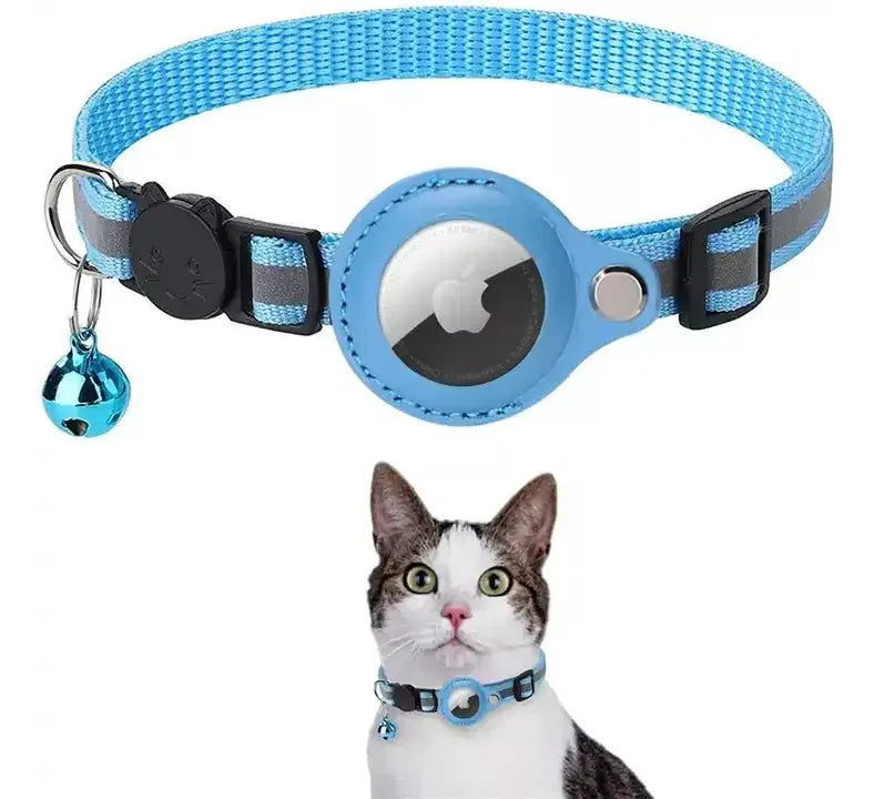 Collar Porta Airtag Para Gatos Con Cascabel Air Tag Case