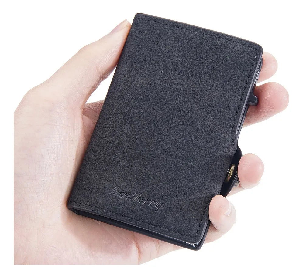Billetera Tarjetero Anti Clonación Con Bloqueo Rfid Baellery